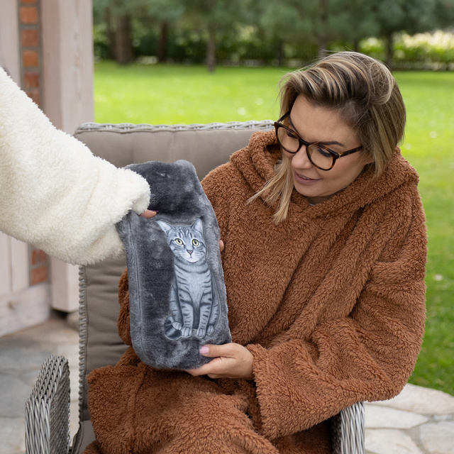 Funda Para Termo Diseño Gato