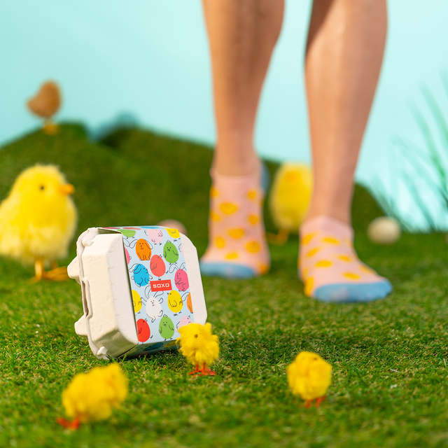 2x SOXO Women's Footies Easter