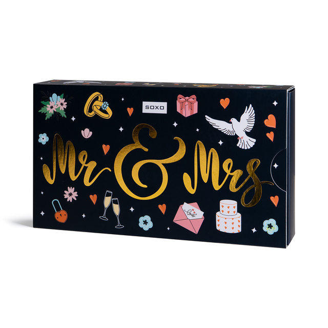 Calcetines para mujer y hombre SOXO marido y mujer en paquete – 2 pares