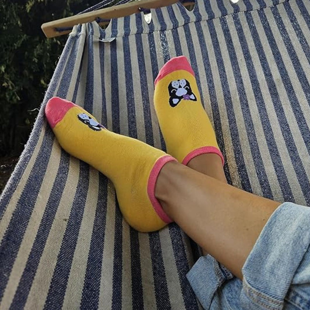 Set de 5 perros de colores para pies de mujer SOXO