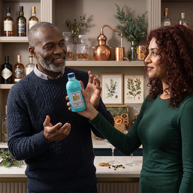 Calcetines de colores para hombre SOXO Gin in a bottle 