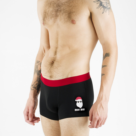 Set de regalo para hombre Soxo | 2 calcetines navideños | 2 calzoncillos bóxer navideños | regalo para Papá Noel | para el | conjunto divertido