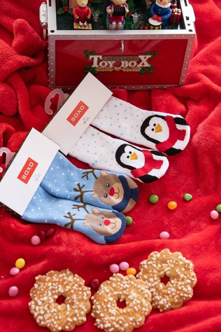 SOXO calcetines navideños bebé 'pingüino'