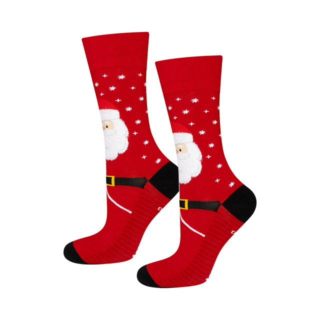 Calcetines regalo con diseño de Papá Noel