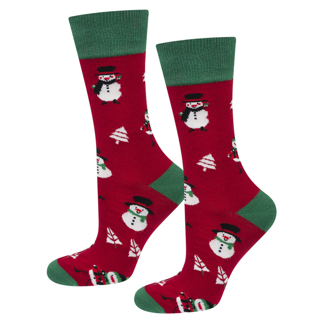 calendario de adviento | regalo de navidad | Mikolajki | para él | Juego de 6 calcetines SOXO GOOD STUFF de color para hombre