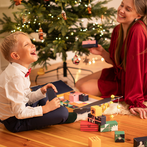 Lote de 12 calcetines de colores para hombre en caja de regalo SOXO