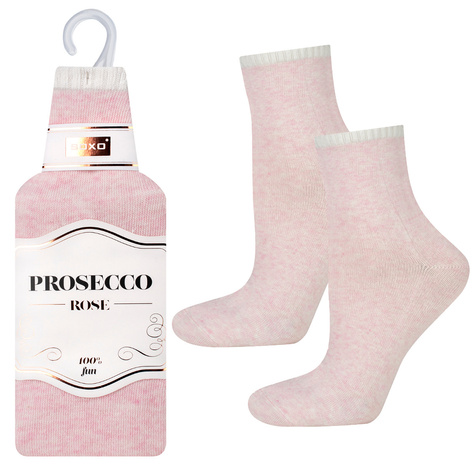 Calcetines de mujer SOXO | Prosecco en banderola | idea para un regalo para una novia | dia de san nicolas