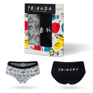 2x Braguitas de colores para mujer SOXO | Amigos | perfecto para un regalo para ella