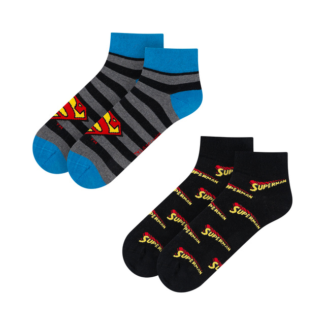 Juego de 2 calcetines coloridos SOXO Superman DC COMICS para hombre