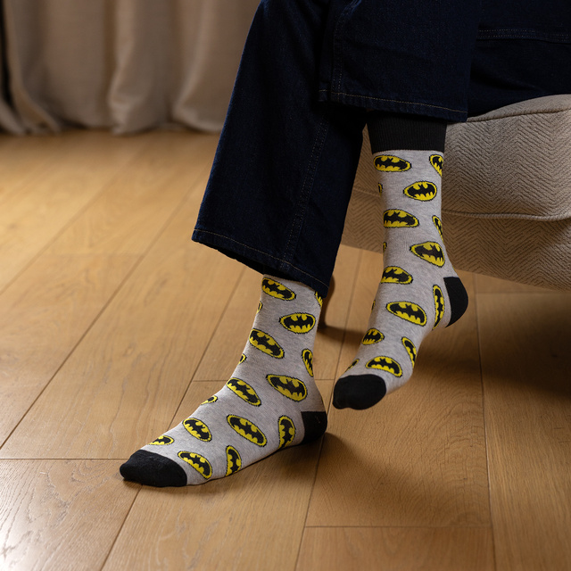 Juego de 3 calcetines para hombre | batman dc tebeos | para un regalo | colores