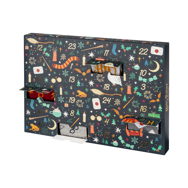 Harry Potter Calendario de Adviento Set de 12 calcetines de mujer | hombre SOXO