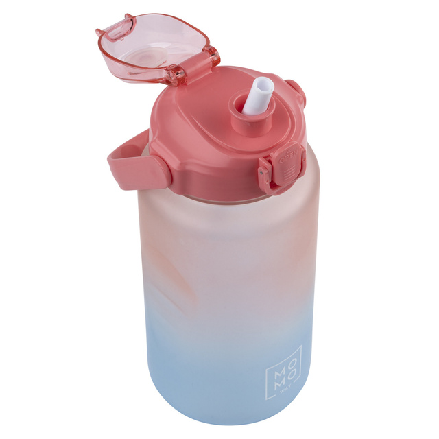 Botella de agua 1,5L rosa y azul | BPA free