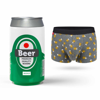 Calzoncillos de lata de cerveza para hombre SOXO | Regalo divertido | Día del niño | Bragas para él en su embalaje original