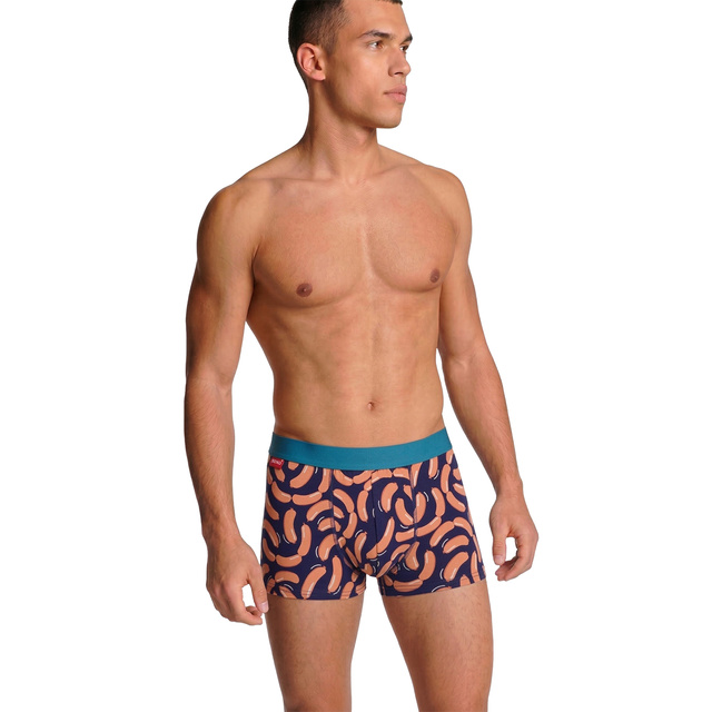 Calzoncillos bóxer para hombre Salchichas enlatadas SOXO | Regalo divertido | Día del Niño | Bragas de algodón para Él