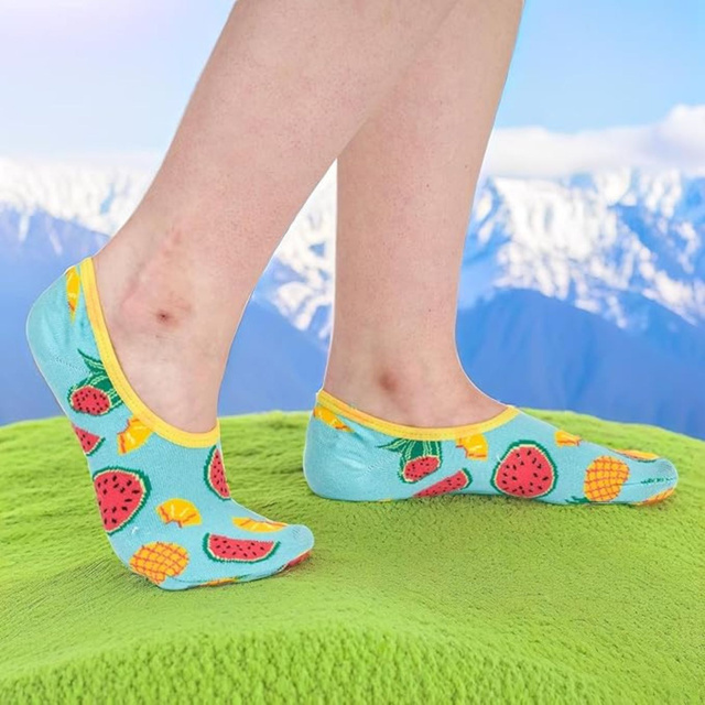 Set de 4x coloridos pies de mujer SOXO con silicona.Regalo divertido