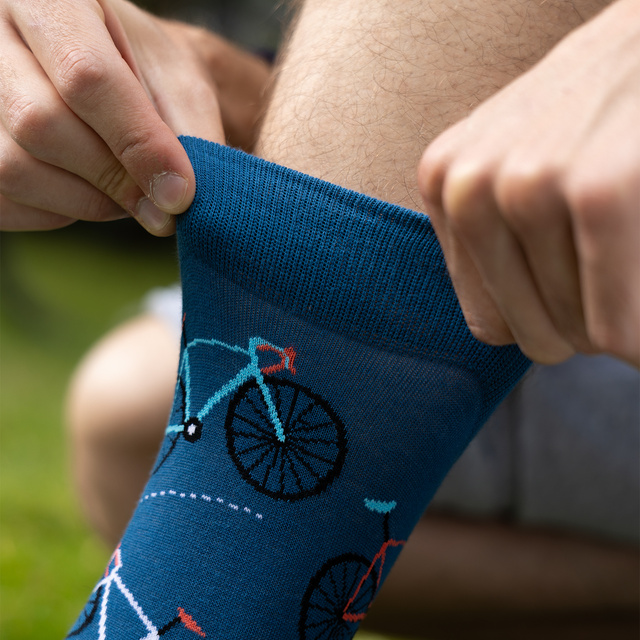 Calcetines de colores para hombre SOXO bicycle - 3 pares 