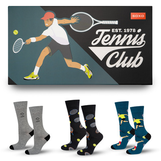 Calcetines de colores para hombre SOXO Tennis - 3 pares