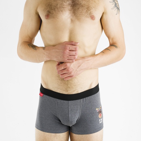 Set de regalo para hombre Soxo | 2 calcetines navideños | 2 calzoncillos bóxer navideños | regalo para Papá Noel | para el | conjunto divertido