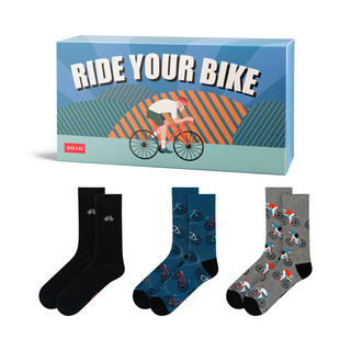 Calcetines de colores para hombre SOXO bicycle - 3 pares
