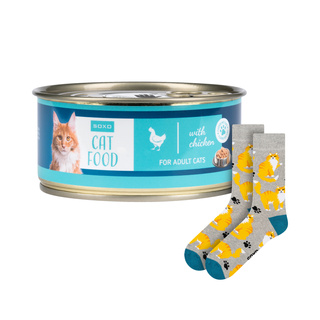 Calcetines de gato en lata para hombre SOXO