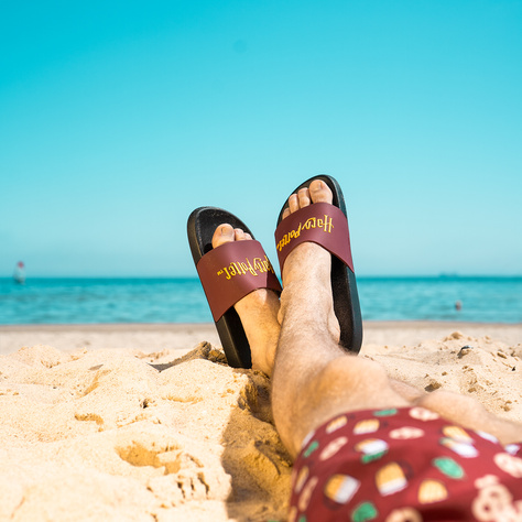 Chanclas de playa para mujer y hombre.SOXO HARRY POTTER | Perfecto para unas vacaciones en la playa y una piscina | Goma