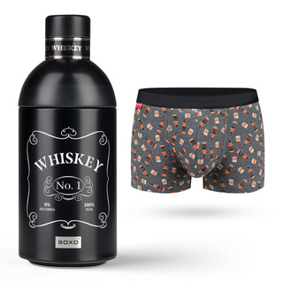 Bóxer de whisky para hombre en botella SOXO | Idea de regalo | Día del Niño | bragas de algodón