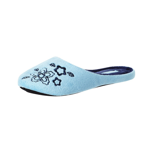 Zapatillas de mujer con bordado SOXO - Azul