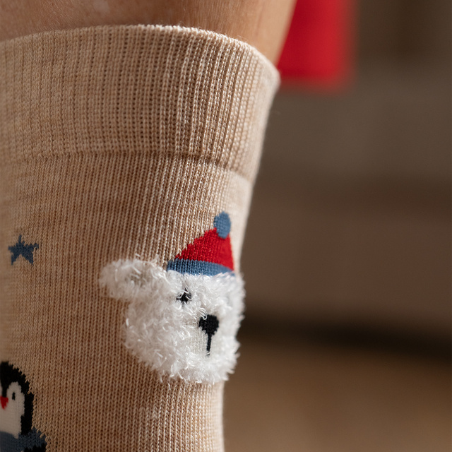 Calcetines navideños para hombre y mujer SOXO en paquete