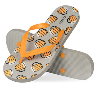 Chanclas de playa para mujer y hombre.SOXO | Cerveza alegre y colorida | Perfecto para unas vacaciones en la playa y una piscina