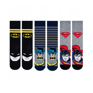 Calcetines DC Comics Batman/Superman para hombre - 3 pares