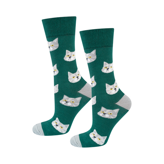 Calcetines de gato en lata para hombre SOXO 