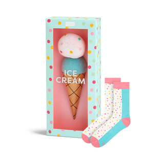 Calcetines SOXO de mujer | Helado en una caja | Gran idea de regalo