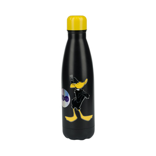Botella térmica 500mL Negra | duradera y práctica | Warner Bros | Daffy
