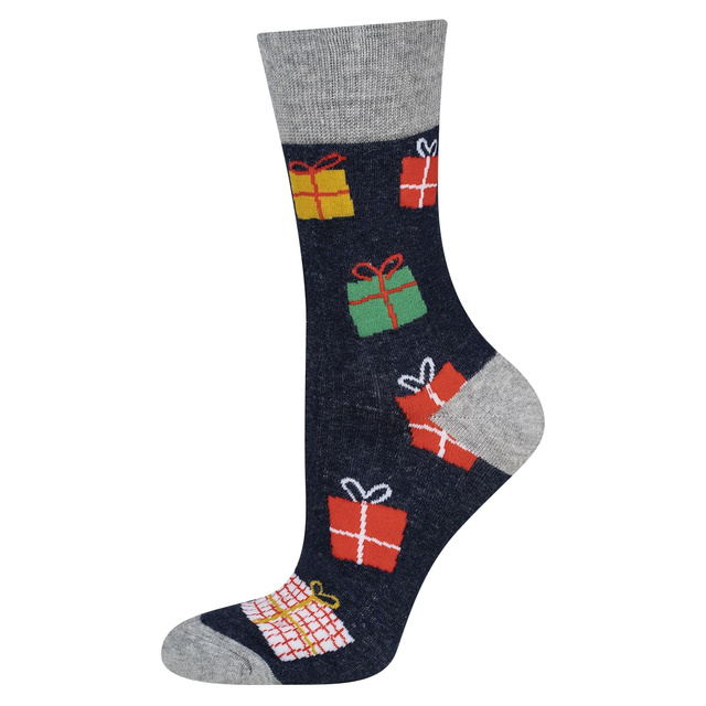 Juego de 2x calcetines navideños de algodón para hombre SOXO GOOD STUFF de colores