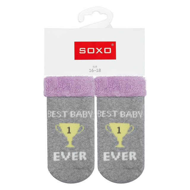 Calcetines SOXO "Best baby ever"