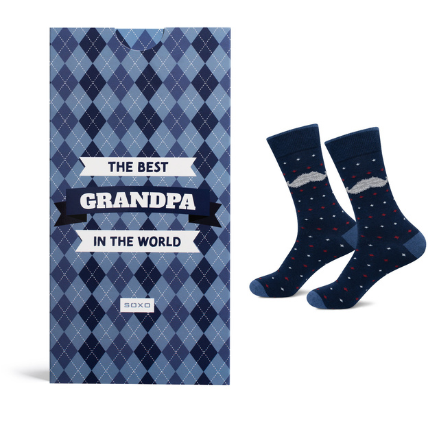 Calcetines para hombre SOXO El Mejor Abuelo del Mundo