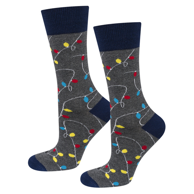 calendario de adviento | regalo de navidad | Mikolajki | para él | Juego de 6 calcetines SOXO GOOD STUFF de color para hombre