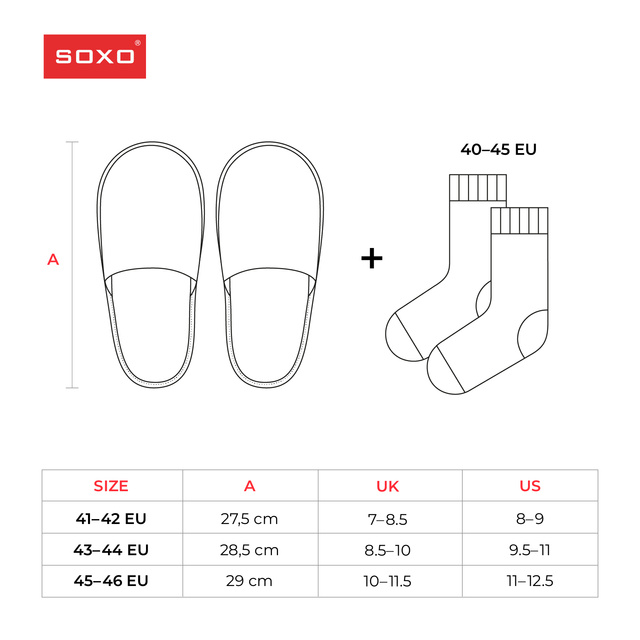 Set de 1x calcetines de colores SOXO Batman para hombre y 1x zapatillas Batman para hombre 