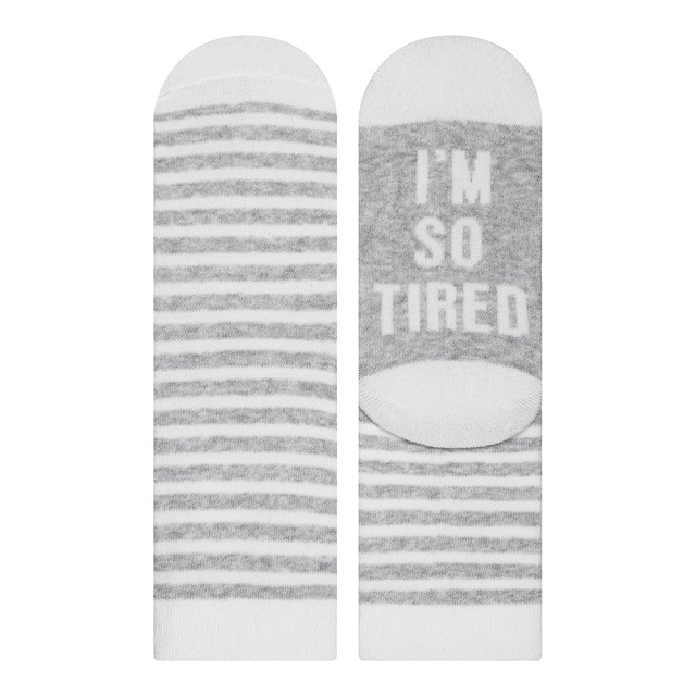 Un juego de calcetines SOXO para madre e hijo con inscripciones.