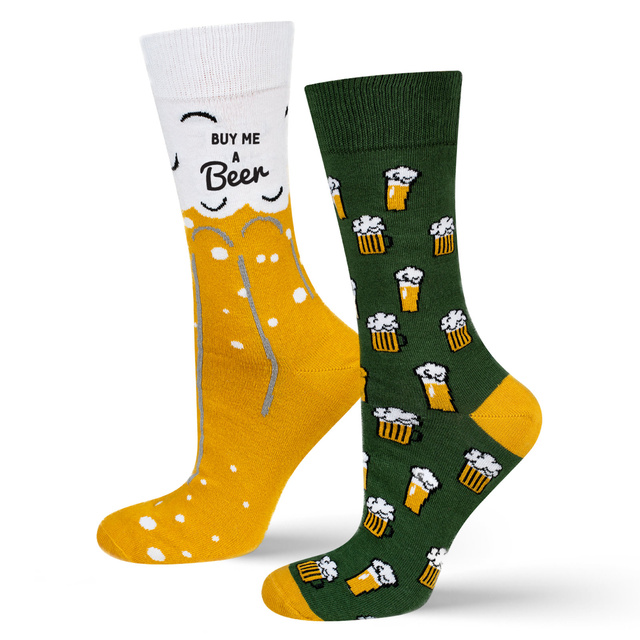 Coloridos calcetines de cerveza para hombre SOXO GOOD STUFF