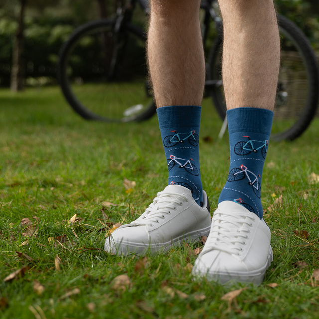 Calcetines de colores para hombre SOXO bicycle - 3 pares 