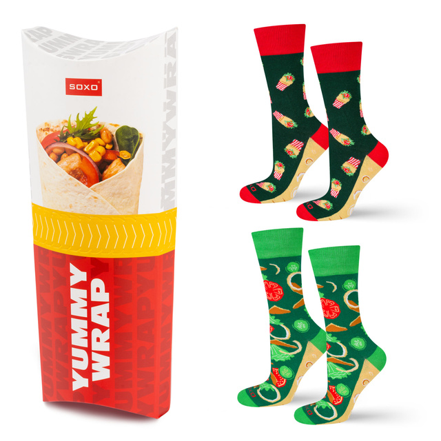 Calcetines envolventes de hombre SOXO en pack -2 pares