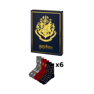 Calendario de Adviento con Calcetines Harry Potter 6-Pack