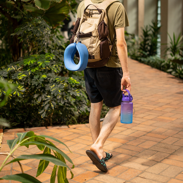 MOMO WAY Almohada de viaje azul