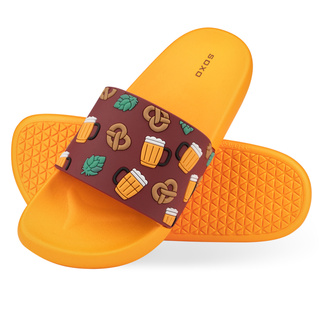 Chanclas de playa para mujer y hombre.SOXO Cerveza | Perfecto para unas vacaciones en la playa y una piscina | Goma