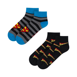 Juego de 2 calcetines coloridos SOXO Superman DC COMICS para hombre
