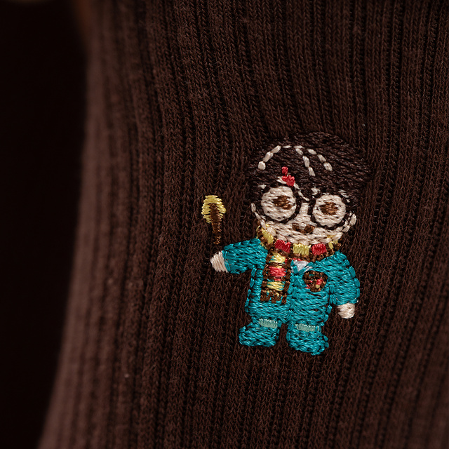 Calcetines de Harry Potter en una caja