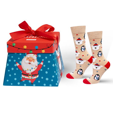 Calcetines navideños para hombre y mujer SOXO en paquete