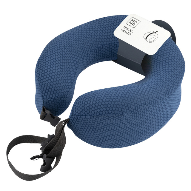 MOMO WAY Almohada de viaje azul