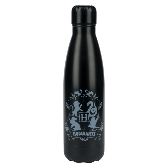 Botella térmica 500mL Negra | duradera y práctica | Harry Potter | Hogwarts